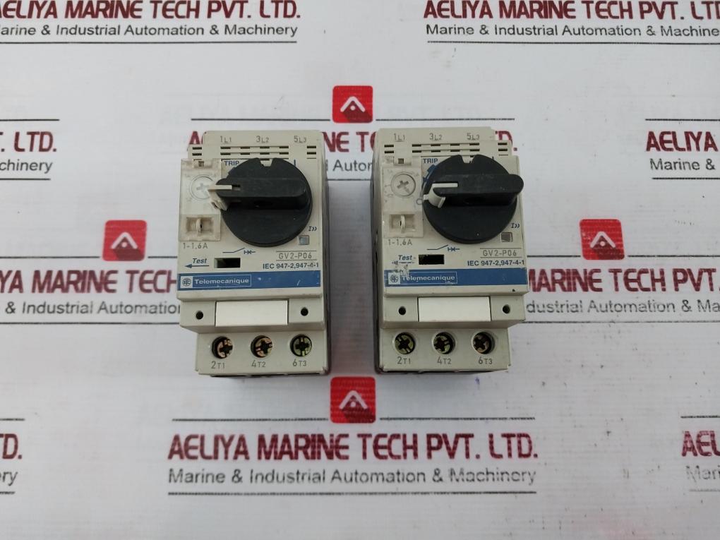 Schneider Electric Gv2-p06 Motor Circuit Breaker 690V 50/60Hz Iec 947-2, Iec 947-4-1