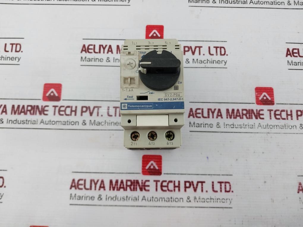 Schneider Electric Gv2-p06 Motor Circuit Breaker 690V 50/60Hz Iec 947-2, Iec 947-4-1
