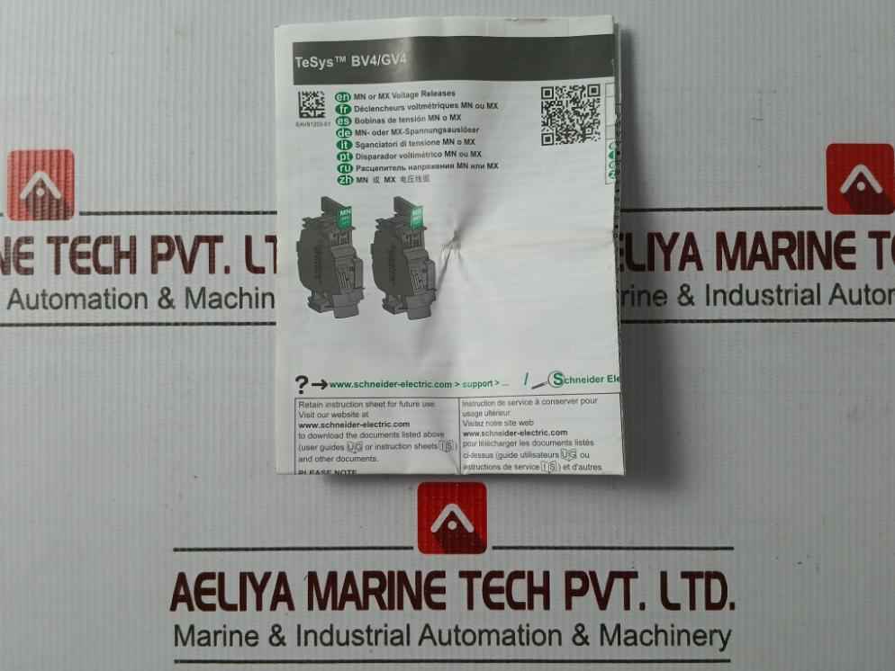 Schneider Electric Gv4Au057 Circuit Breaker Accessory 48V 50/60Hz 2Va