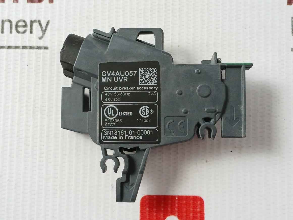 Schneider Electric Gv4Au057 Circuit Breaker Accessory 48V 50/60Hz 2Va