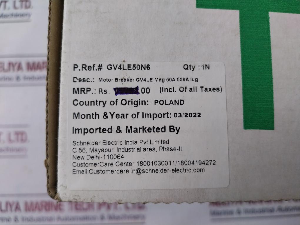 Schneider Electric GV4LE50N6 Motor Circuit Breaker