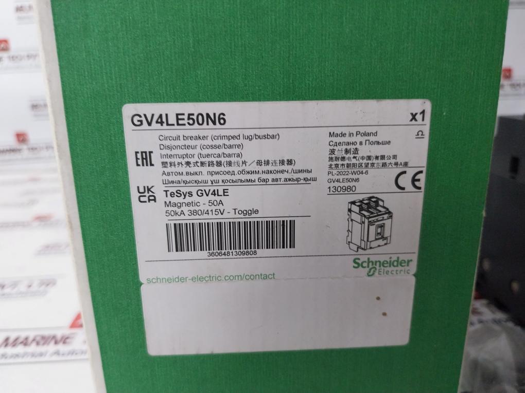 Schneider Electric Gv4Le50N6 Motor Circuit Breaker