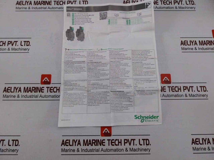 Schneider Electric Gv4as487 Mn Or Mx Voltage Releases 380-415v 50hz 2va