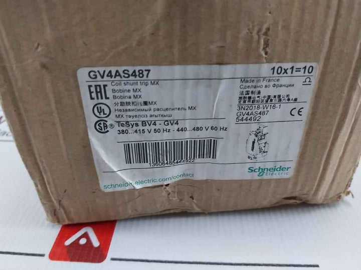 Schneider Electric Gv4as487 Mn Or Mx Voltage Releases 380-415v 50hz 2va