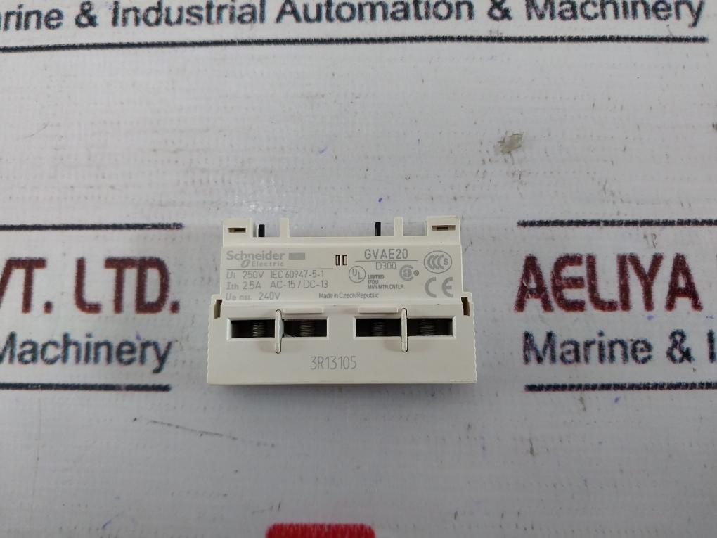 Schneider Electric Gvae20 Auxiliary Contact Block