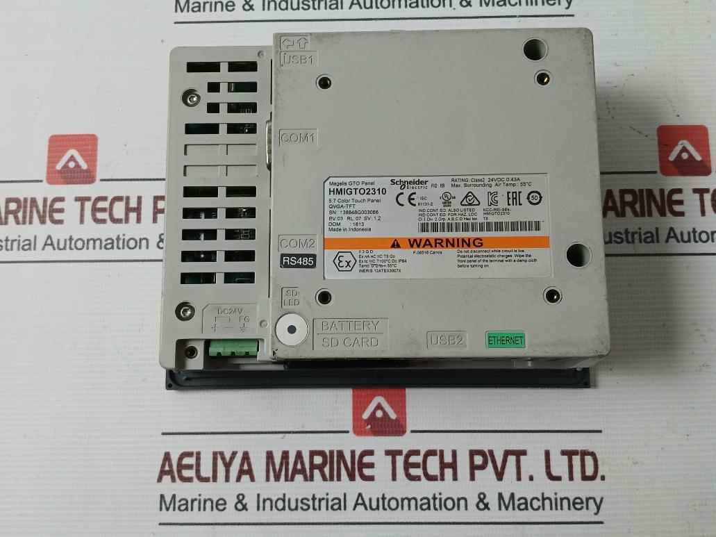 Schneider Electric Hmigto2310 Advanced Touchscreen Panel 24 Vdc 0.43 A