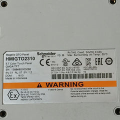 Schneider Electric Hmigto2310 Advanced Touchscreen Panel 24 Vdc 0.43 A