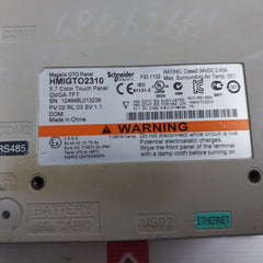 Schneider Electric Hmigto2310 Advanced Touchscreen Panel T100C Dc Ip64 12Atex300