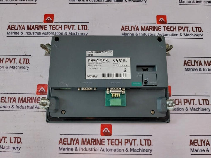 Schneider Electric Hmigxu3512 7” Color Touch Panel Screen Operator Terminal Dc24