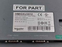 Schneider Electric Hmigxu3512 Hmi Operator Terminals Touch Panel (Not Working)