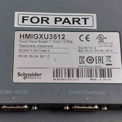 Schneider Electric Hmigxu3512 Hmi Operator Terminals Touch Panel (Not Working)