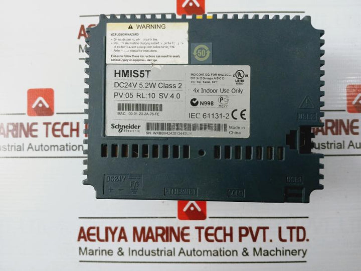 Schneider Electric Hmis5T Operator Interface Panel Magelis Dc24V 5.2W Class 2