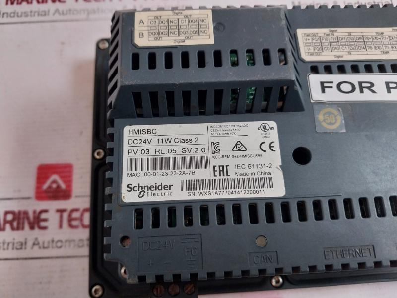 Schneider Electric Hmisbc Rear Module Controller Panel With Display