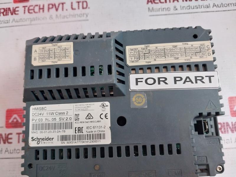 Schneider Electric Hmisbc Rear Module Controller Panel With Display