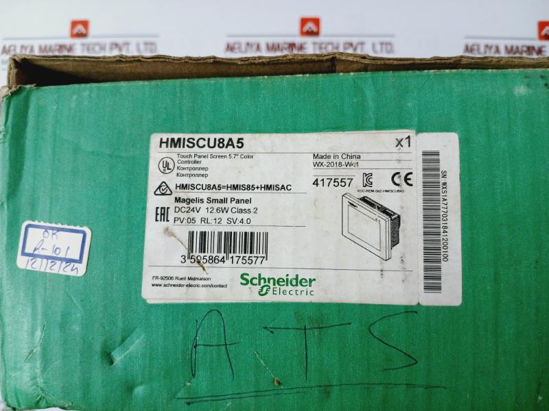 Schneider Electric Hmiscu8A5 Magelis Small Color Touch Controller Panel