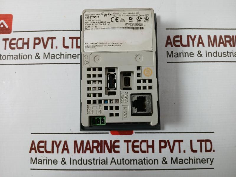 Schneider Electric Hmisto511 Magelis Small Touch Screen Panel 24Vdc 0.25A