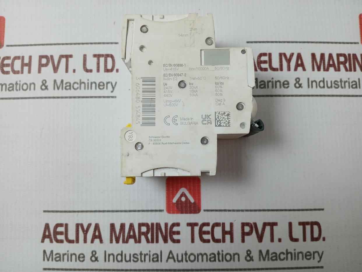 Schneider Electric Ic60H C10 Miniature Circuit Breaker 10A 415Vac