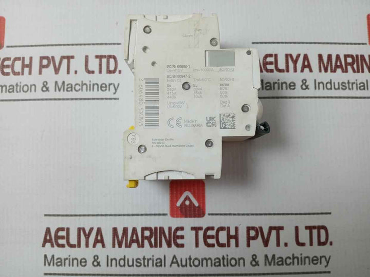 Schneider Electric Ic60H C10 Miniature Circuit Breaker 10A 415Vac