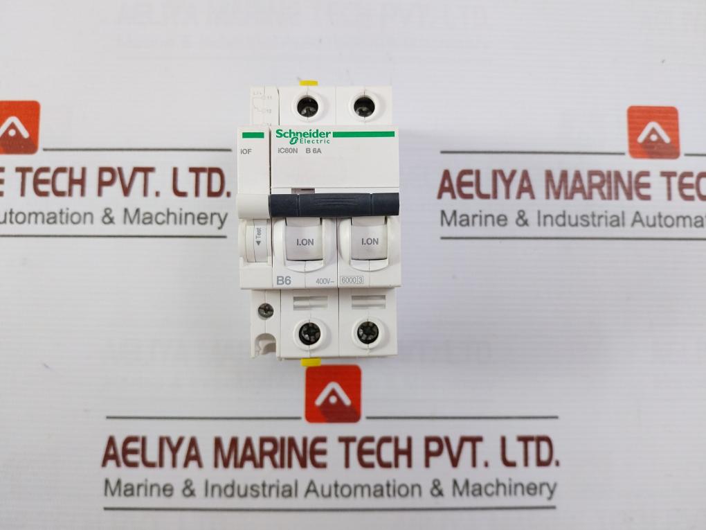 Schneider Electric Ic60N B6A Miniature Circuit Breaker 400V 50-60Hz