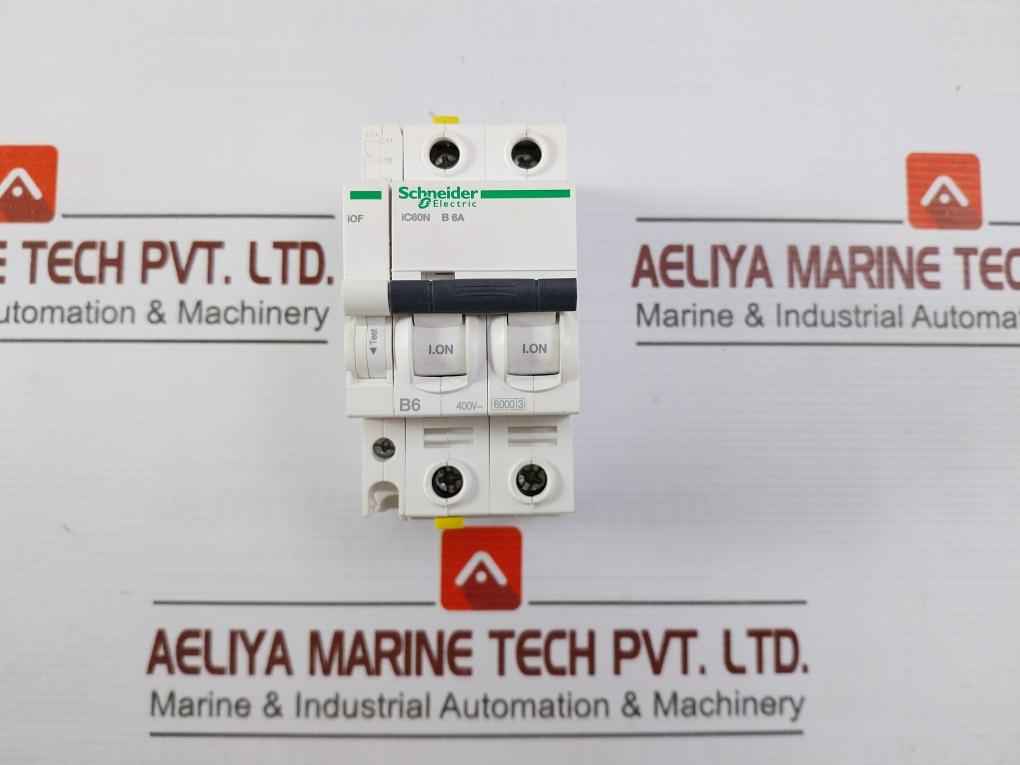 Schneider Electric Ic60N B6A Miniature Circuit Breaker 400V 50-60Hz