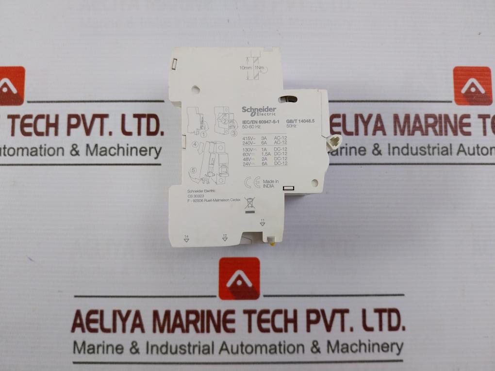 Schneider Electric Ic60N B6A Miniature Circuit Breaker 400V 50-60Hz