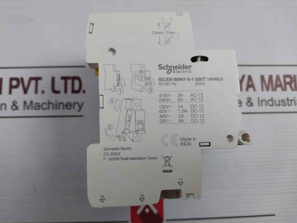 Schneider Electric Ic60N Miniature Circuit Breaker 400V 10A A9F04310