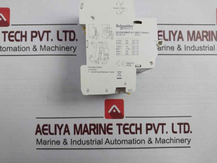 Schneider Electric Ic60N Miniature Circuit Breaker 400V 6A 50-60Hz A9A26924