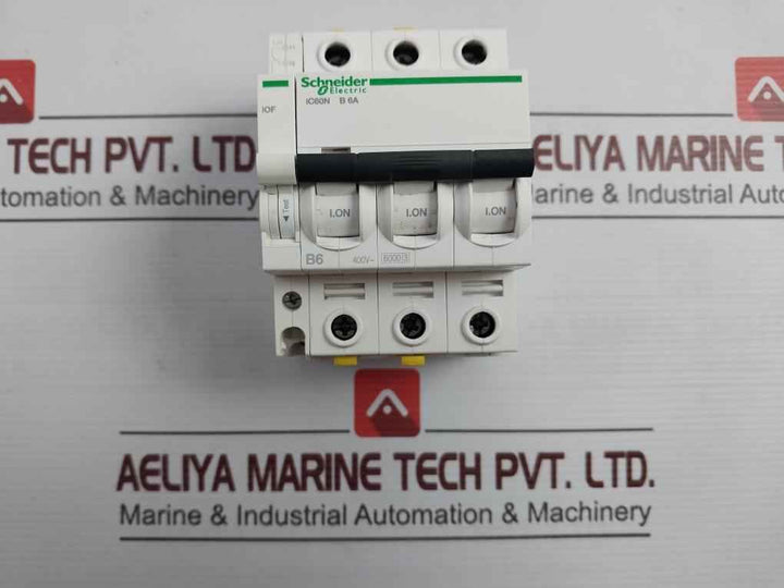Schneider Electric Ic60N Miniature Circuit Breaker 400V Ac 6A 50–60 Hz