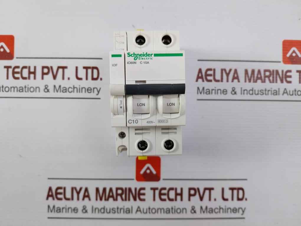 Schneider Electric Ic60N Miniature Circuit Breaker 50-60Hz 10A