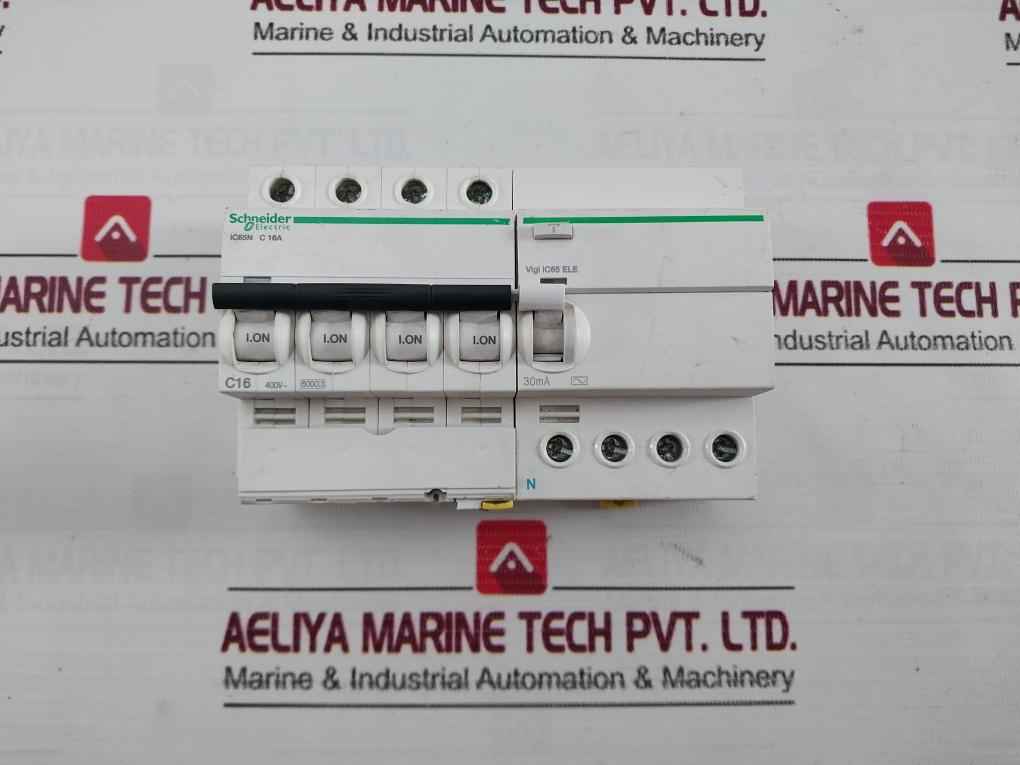 Schneider Electric Ic65N Circuit Breaker 400V 6Kv 30C