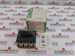 Schneider Electric Ins 250, 4P Switch Disconnector With Black Rotary Handle