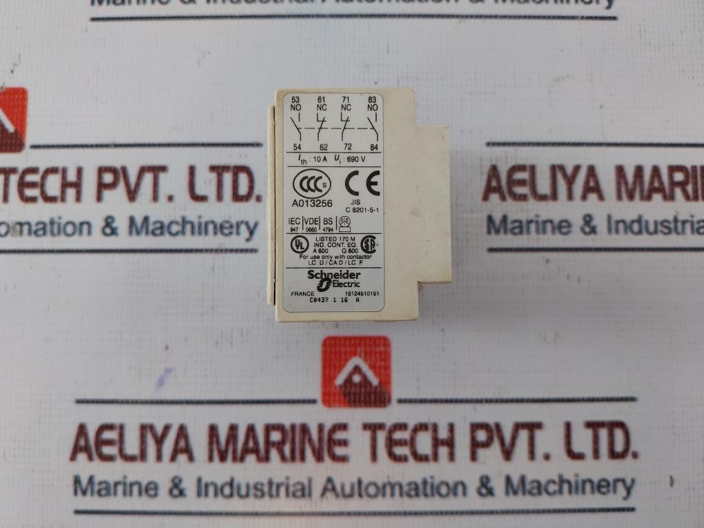 Schneider Electric La1 Dn22 Auxiliary Contact Block 10A 690V