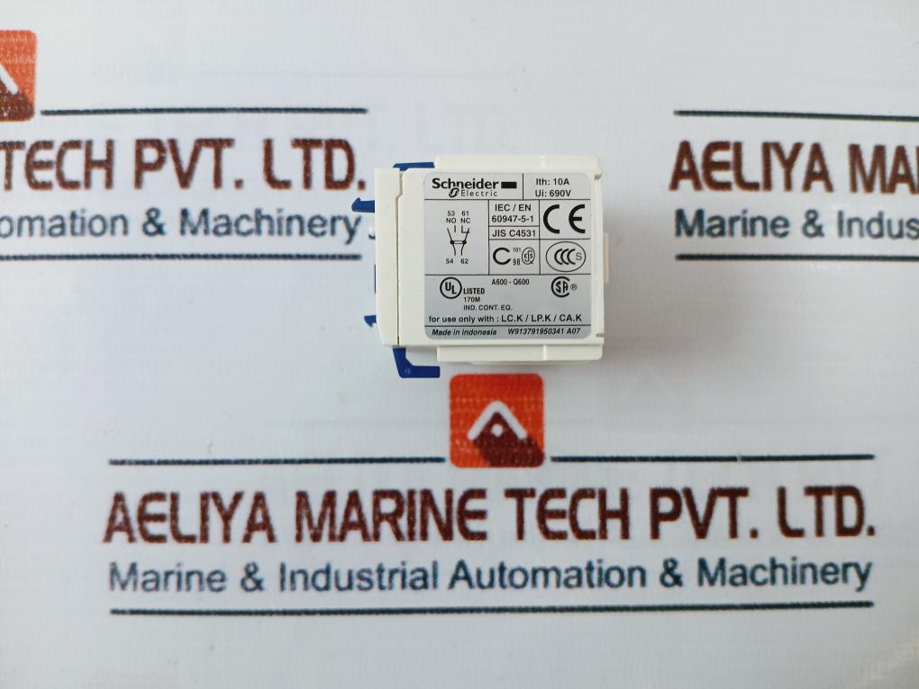 Schneider Electric La1Kn11 Auxiliary Contact Block 10A 690V