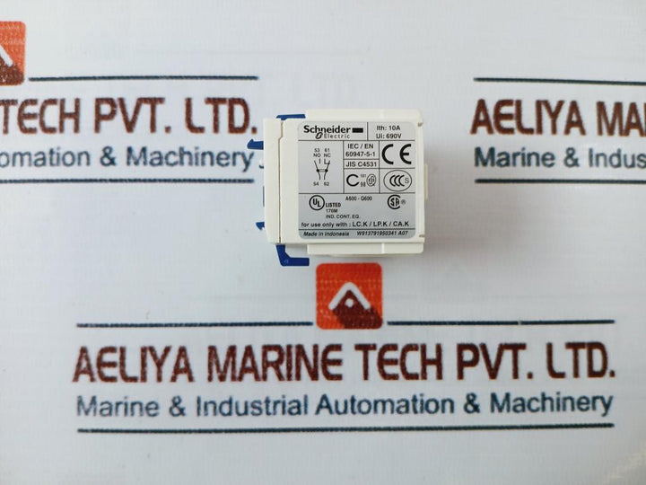 Schneider Electric La1Kn11 Auxiliary Contact Block 10A 690V