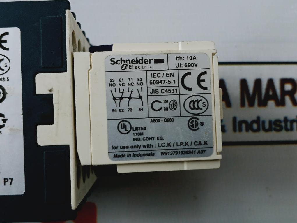 Schneider Electric La1 Kn 22 Auxiliary Contact Block 690V-50/60Hz