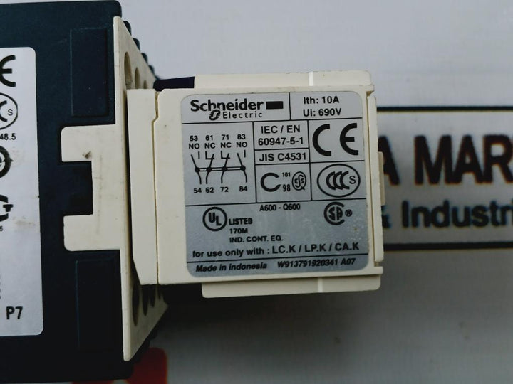 Schneider Electric La1 Kn 22 Auxiliary Contact Block 690V-50/60Hz