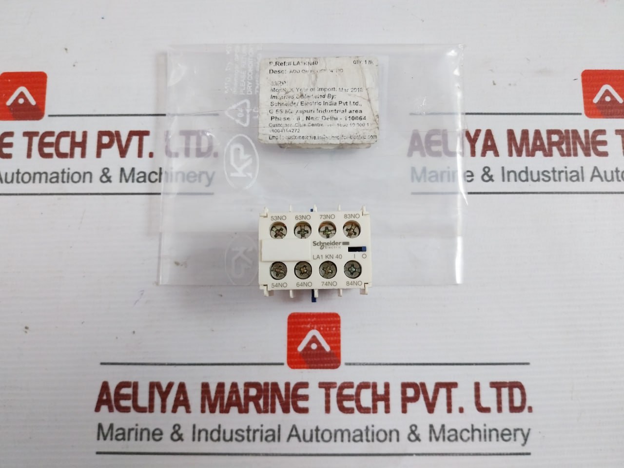 Schneider Electric La1Kn40 Contact Block 4No 10A 690V