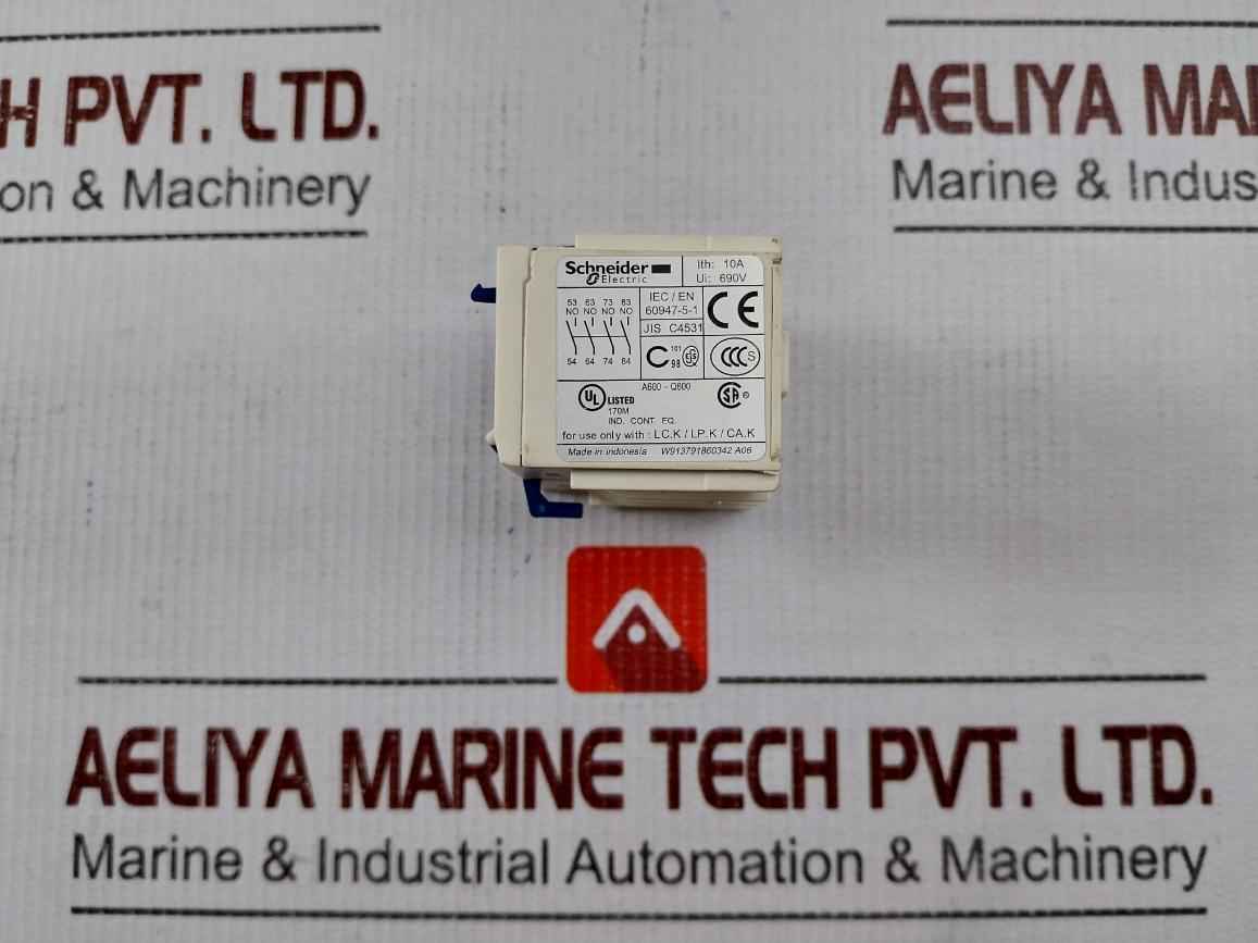 Schneider Electric La1 Kn 40 Contact Block A600-q600 690V 10A
