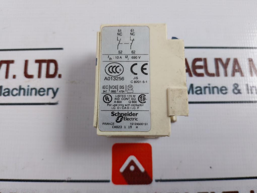 Schneider Electric Ladn02 Auxiliary Contact Block 690V