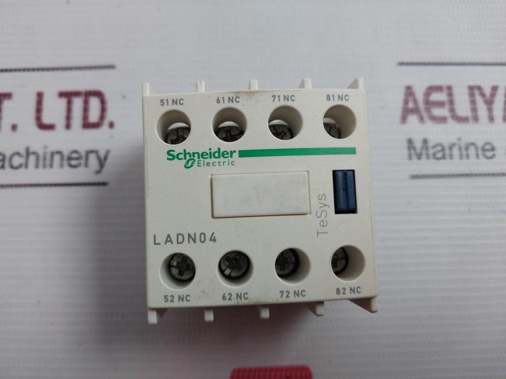 Schneider Electric Ladn04 Auxiliary Contact Block A600 Q600 Gb14048.5 10A 690V
