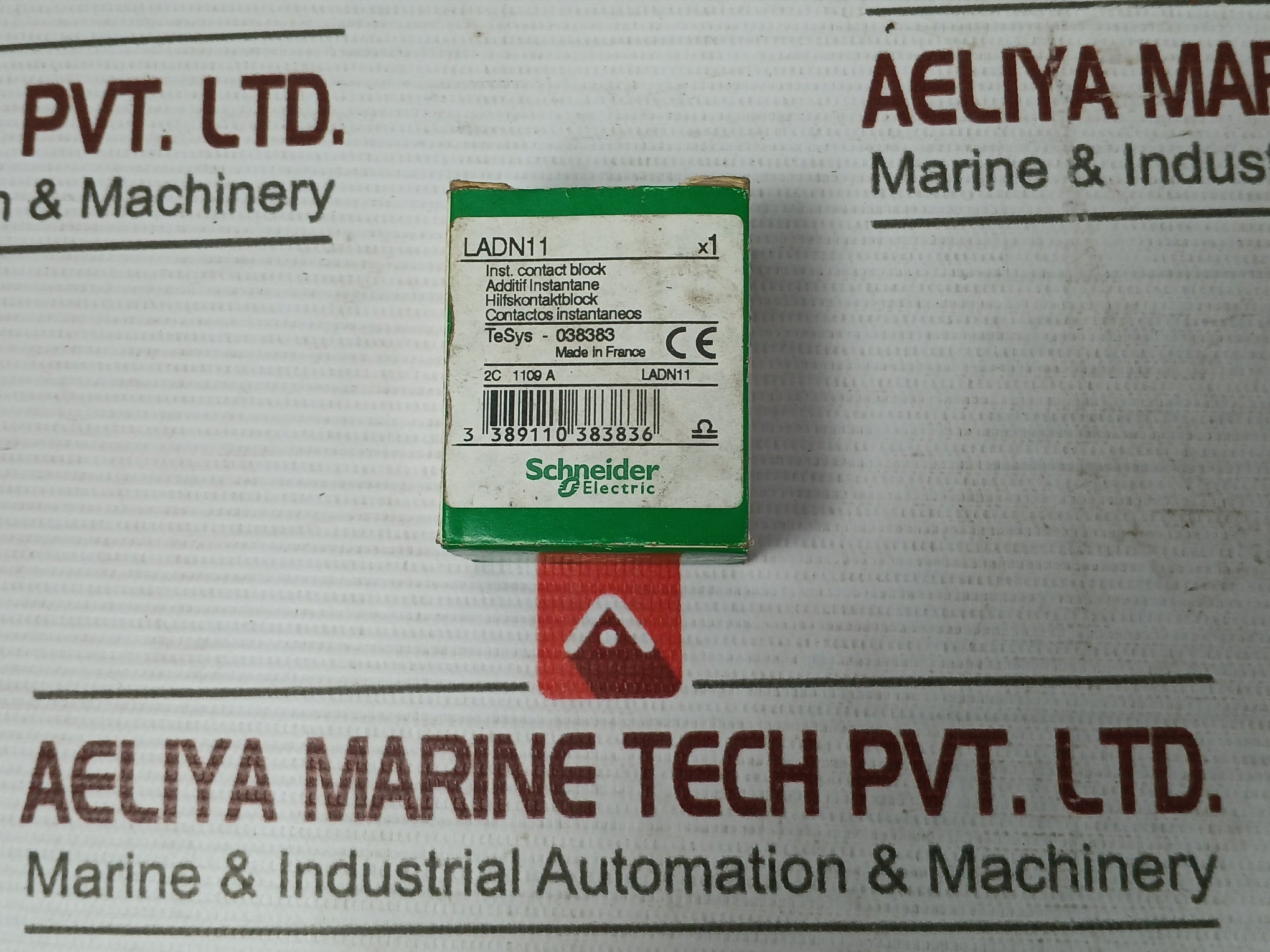 Schneider Electric Telemecanique Ladn11 Contact Block 3 389110 383836 2C 1109A