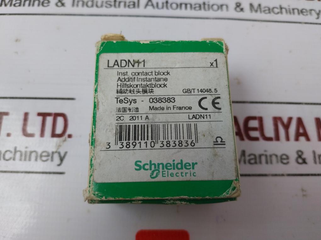 Schneider Electric Ladn11 Tesys Auxiliary Contact Block 10A 690V A600 Q600