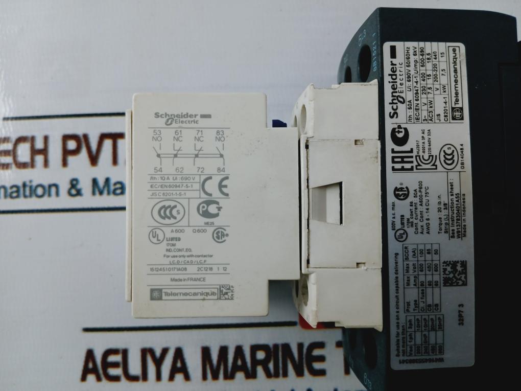 Schneider Electric Ladn22 Auxiliary Contact Block 690V