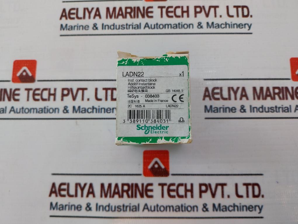 Lot Of 4X Schneider Electric Ladn22 Auxiliary Contact Block 690V 10A