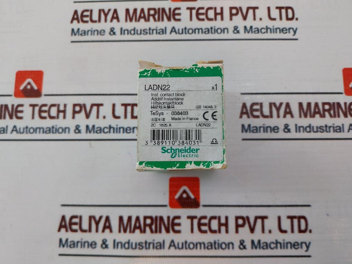 Lot Of 4X Schneider Electric Ladn22 Auxiliary Contact Block 690V 10A