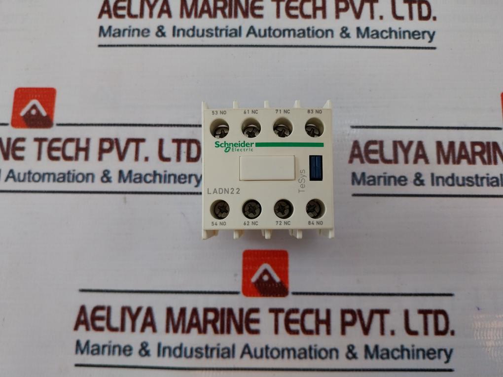 Lot Of 4X Schneider Electric Ladn22 Auxiliary Contact Block 690V 10A