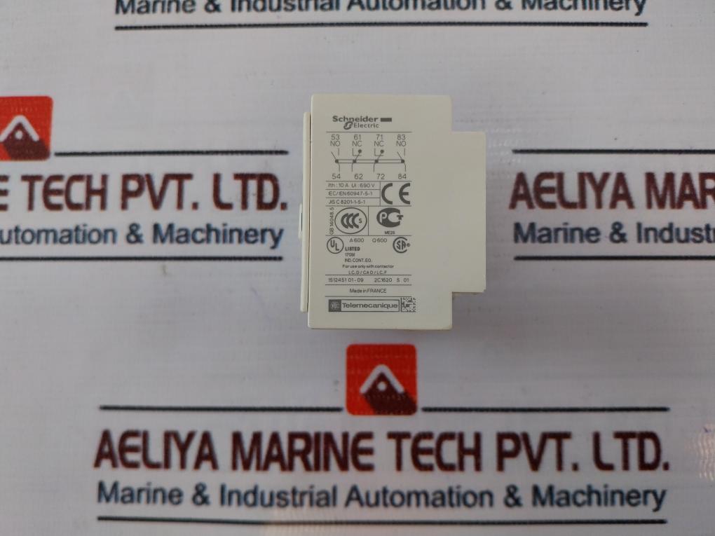 Lot Of 4X Schneider Electric Ladn22 Auxiliary Contact Block 690V 10A