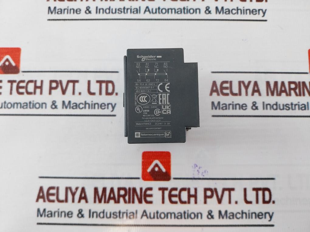 Lot Of 3X Schneider Electric Ladn22 Auxiliary Contact Block Ladn22-b A600 Q600