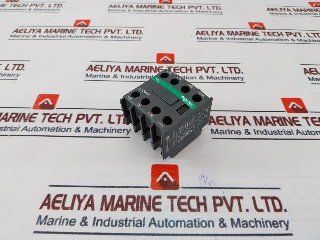 Lot Of 3X Schneider Electric Ladn22 Auxiliary Contact Block Ladn22-b A600 Q600