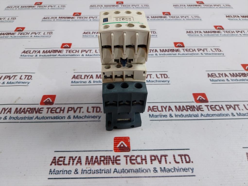 Schneider Electric LADN22 Auxiliary Contact Block With LC1 D32 Contactor